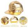 ZJRung Kit de Costume Hip Hop Lunettes de Soleil et Bagues de Rappeur Chapeau Collier Dollar Bracelet Chaîne d'or 80s 90s Access