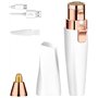 Rasoir Visage Electrique pour Femmes épilateur Facial Rechargeable Stylo Epilateur Sourcil Electrique pour Femme Positionnement