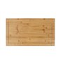 Lot de 2 couvre-plaques / planches à découper en bambou 50 x 28 cm