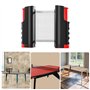 HOMURY Set de raquettes de ping-pong professionnel - 2 raquettes, filet rétractable, 3 balles, sac - pour intérieur et extérieur