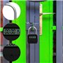 mizikuu Verrouillage de Temps, Smart Time Lock avec écran LCD Verrou de Synchronisation Cadenas de Sécurité Rechargeable USB Cad