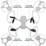 Craznick Lot de 4 Protections d'hélices de Rechange pour Mini 4K/2/SE - À libération Rapide - pour Drone DJI Mini 4K 2 SE
