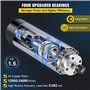 VEVOR 1.5KW Moteur Broche CNC Refroidissement Par Air Refroidi Des Roulements Importés D'Allemagne 65 * 205 mm Vitesse 24000 tr/