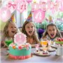 Doyomtoy 29 Pièces Ballons de fête Ballerine Cake Toppe pour Fête à Thème Ballerine pour Enf