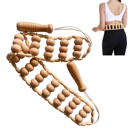 mizikuu Rouleau de massage pour le dos avec poignée