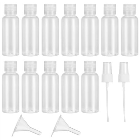 12 Pièces Flacons Vide de Voyage
