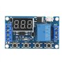 Commutateur de temporisation à retardement de cycle CC 6-30 V Affichage à LED Délai de marche/arrêt du module de relais Déclench