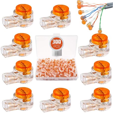 BITEFU 300pcs Scotchlok UY Connecteur Etanche