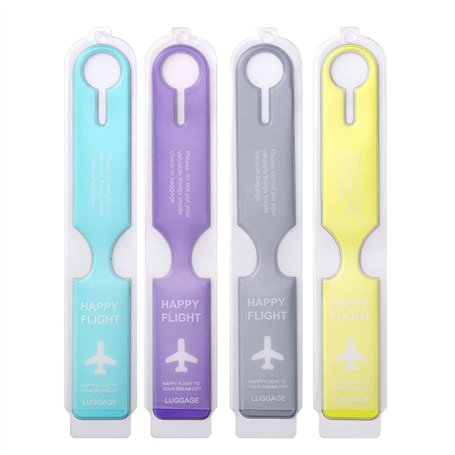 iJiZuo Étiquette Bagage 4 x Etiquette Valise