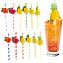 LUMOOM Lot de 50 pailles à cocktail