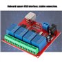 ASHATA Module de relais 4 canaux 12 V USB Smart Switch Contrôleur PC Module d'extension carte utilise une puce de contrôle USB i