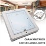 LanCo Plafonnier LED, lumière de toit de voiture 12V 9W, lampe intérieure pour camping-car caravane camping-car camion remorque 