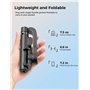Qimic Stabilisateur Smartphone Perche Selfie Trépied avec télécommande sans Fil, Batterie 920 mAh, stabilisateur d'équilibrage A