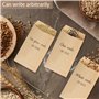 Sachet Kraft 6 x 10 cm Sachet Papier Petit Sachet Kraft 300pcs pour stocker herbes graines petits objets bonbon