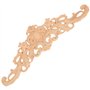 Décoratifs en Bois Longs sculptés Onlay Applique Meubles Coins Ornement Home Door Bed Decor (30 x 8 cm)