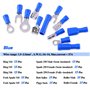 Glarks 540pcs 22-16 / 16-14 / 12-10 Gauge Mixed Quick Disconnect Electrical Insulated Butt Bullet Spade Fork Ring Solderless Cri