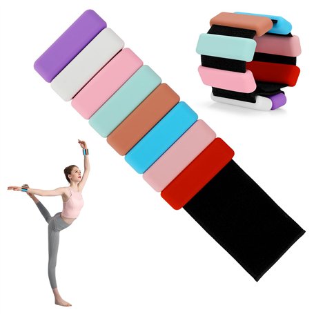 Poids Cheville 2 PièCes (0.5kg Chacune) Poids Poignet RéGlables Pilates Accessoires Pilates Bracelet Leste Cheville Pour Femmes