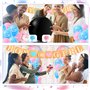 Kit de Décoration de Fête de Révélation de Genre 129 Pcs Ballon de Garçon ou Fille avec Guirlande Décoration Arche Gender Reveal