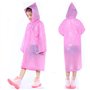 Lot de 3 ponchos de pluie portables et réutilisables pour enfants de 6 à 12 ans pour le camping, la randonnée, les voyages, la r