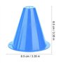 MAGT Cône De Signalisation, 10 Pièces Cônes De Entraînement De Football Cone De Marquage De Football Plastique De 3,35 Pouces Po