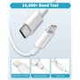 Cable iPhone USB C 3M [Certifié MFi], Cable USB C vers Lightning Long Cable iPhone Charge Rapide 3M Câble Lightning Fil Chargeur
