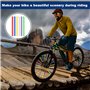 CAREDGO 72 Pièces Réflecteur de Rayon de Vélo, Rayon Vélo Lumineux 75mm Couverture de Rayon Vélo Couvre Rayon Velo en ABS Réflec