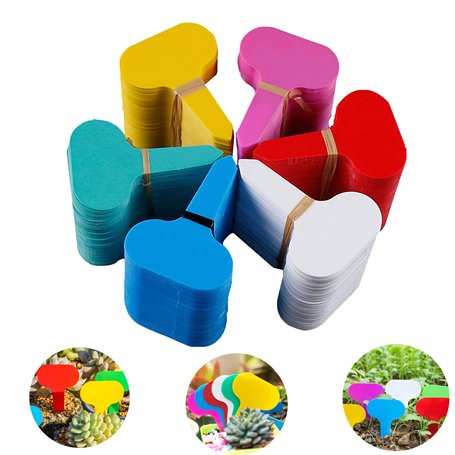 DXIA 180Pcs T-Type Etiquettes en Plastique