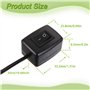 EPLZON 12V SPST Interrupteur à Bascule ON-OFF Forme de Goutte d'eau Interrupteur pour éclairage de voiture interrupteur d'alimen