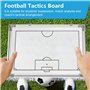 RoseFlower Tableau Tactique de Football, Entraîneur de Football Magnétique Stratégie Panneau kit Entrainement Football avec Marq