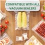 Sacs sous vide alimentaires professionnels 20 x 30 cm, 50 pièces, sans BPA, adaptés à la cuisson - Pour appareils de mise sous v