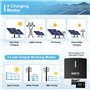 Onduleur Solaire Hybride 6200w 48VDC to 230VAC Pure Sine Off-Grid Wave Inverter with 120A MPPT Solar Controller, Max PV Input Vo