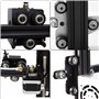 QIMEI-SHOP Modèles Poulie de Imprimante 3D Poulies en Plastique avec 625zz Roulement Trou de 5 mm Compatible avec Ender 3 Ender