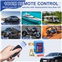 Feelhap Disjoncteur de Batterie Télécommandé Sans Fil, Interrupteur d'arrêt Automatique avec Télécommandes, Coupe Circuit Batter