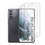 Pcircb [3+3 Pièces] Verre Trempé Compatible avec Samsung Galaxy S21 5G vitre protection