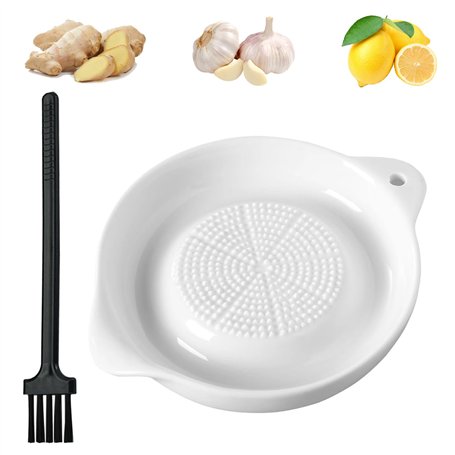 Râpe à Gingembre Céramique avec Mini Pinceau
