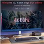 ACEMAGICIAN AM06PRO Mini PC, AMD Ryzen7 5800U (8C/16T, jusqu'à 4.4 GHz) Mini PC Gamer, 16 Go DDR4 512 Go M.2 SSD Mini Ordinateur