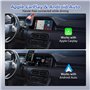 Câble iPhone Voiture Carplay et Android Auto Spiralé [certifié Mfi & Charge Rapide 3A & transmission de données]Câble USB vers L