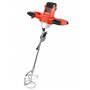 QWORK® Malaxeur Électrique - 220V 2100W 1200r/min 6 Vitesses - Emmanchement M14 - pour Peinture Mortier Crépis