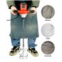 QWORK® Malaxeur Électrique - 220V 2100W 1200r/min 6 Vitesses - Emmanchement M14 - pour Peinture Mortier Crépis