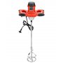 QWORK® Malaxeur Électrique - 220V 2100W 1200r/min 6 Vitesses - Emmanchement M14 - pour Peinture Mortier Crépis