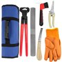QWORK® Kit Outils Professionnels pour Marrier - Râpe à Sabot