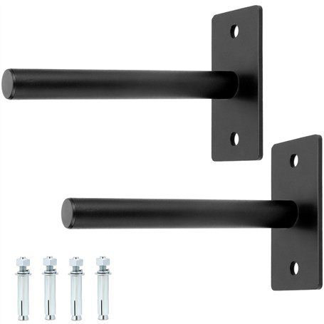 QWORK® 2 pièces supports muraux pour plaques de poids