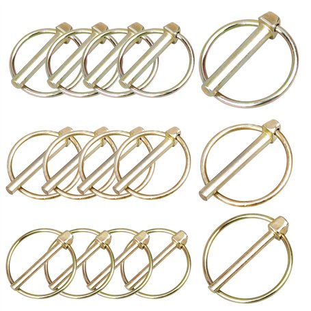 DesertBoy 15pcs Goupille de lynch M4.5 / M6 / M8 Lynch Pin