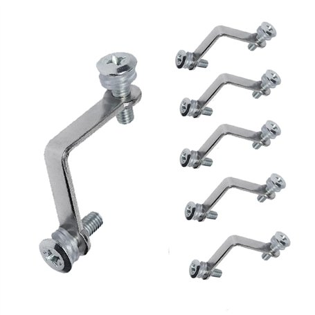 Lokatall Lot de 6 Supports de Serrage Réglables Sans Bord pour Verre - Clips de Séparation d'Écran