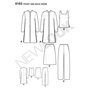 New Look NL6163 Patron de Couture Ensemble Veste + Haut + Pantalon 22 x 15 cm