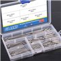 Glarks 340-pieces 6 tailles en acier inoxydable 304 Cotter Pin Clip principales ultraconfortables Assortiment kit de montage pou