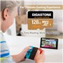 [5 Ans Récupération de données Gratuite] Gigastone Carte Mémoire 128 Go 4K Caméra Extreme, Professionnel pour GoPro Drone DJI Sw