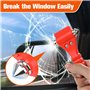 2 en 1 Marteau Brise Vitre Voiture Coupe Rapide