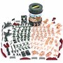 JOYIN 164 Pièce Ensemble de Jeu Soldat Militaire Homme Armé Jouer Bucket Figurines d'Action Battle Group Ensemble de Jeu Militai