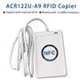 HFeng Lecteur de cartes RFID 13,56 MHz avec programmateur NFC USB + logiciel SDK gratuit + 5 cartes S50 MF + 5 porte-clés UID in